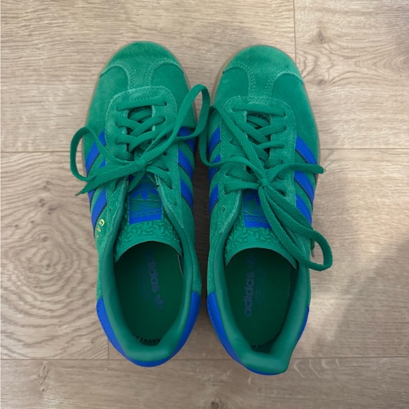 adidas Green and Blue Women's Sneakers - Picture 2 of 5